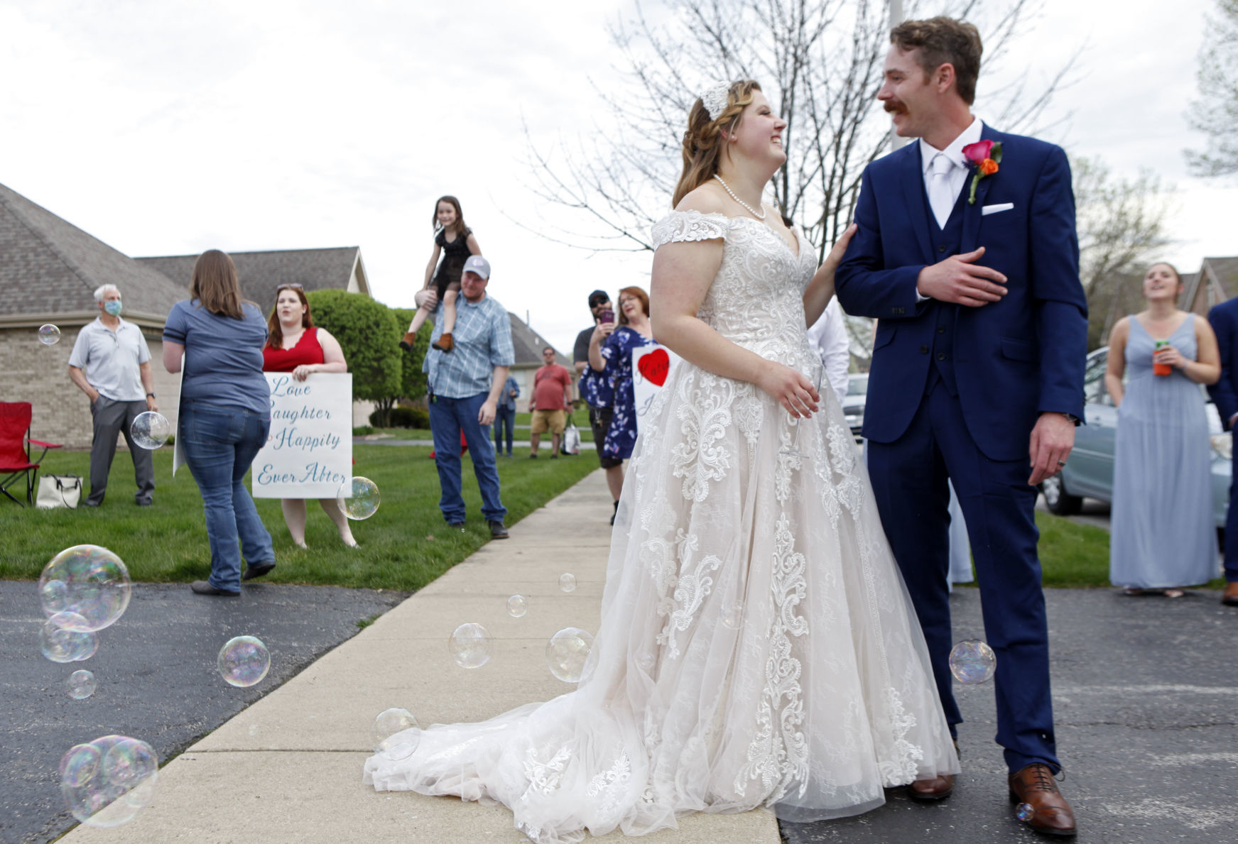 Mike De Young and Katie Dobis tie the knot
